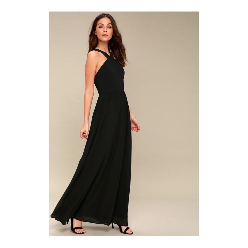 Formal Black Maxi Dress - Lulus Air of Romance Dress